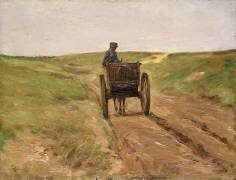 Chariot à Katwijk (Max Liebermann) - Muzeo.com