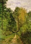 Chemin boisé (Claude Monet) - Muzeo.com