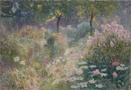 Chemin fleuri (Emile Claus) - Muzeo.com