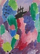 Chemin rouge (Alexej von Jawlensky) - Muzeo.com