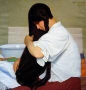 Chemise blanche (Oscar Ghiglia) - Muzeo.com