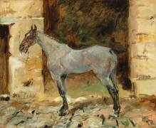 Cheval à l'attache (Henri de Toulouse-Lautrec) - Muzeo.com