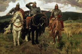 Chevaliers guerriers (Victor Mikhailovich Vasnetsov) - Muzeo.com