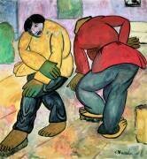 Cireurs de Parquet (Kazimir Malevitch) - Muzeo.com