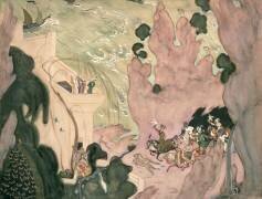 Conception des rideaux pour le ballet 