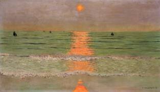Coucher de soleil (Félix Vallotton) - Muzeo.com