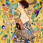 Dame à l'éventail (Gustav Klimt) - Muzeo.com