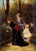 Dans le jardin (Jean Béraud) - Muzeo.com