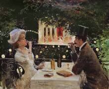 Dîner aux Ambassadeurs (Jean Béraud) - Muzeo.com