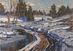 Dernière neige (Wihelms Purvitis) - Muzeo.com