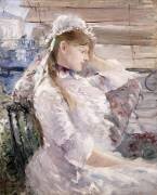 Derrière la Jalousie (Berthe Morisot) - Muzeo.com