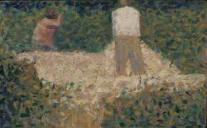 Deux brise-pieds (Georges Seurat) - Muzeo.com
