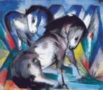Deux chevaux (Franz Marc) - Muzeo.com