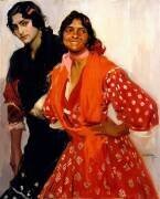 Deux Gitanes (Joaquin Sorolla y Bastida) - Muzeo.com