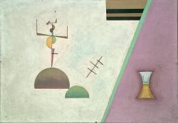 Deux lignes noires (Wassily Kandinsky) - Muzeo.com