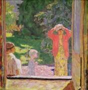Devant la fenêtre (Pierre Bonnard) - Muzeo.com