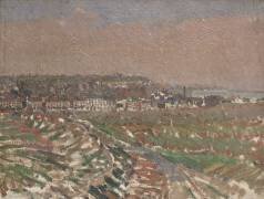 Dieppe vu de l'Ouest (Harold Gilman) - Muzeo.com