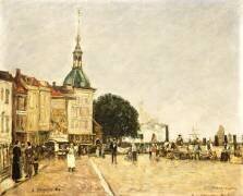 Dordrecht (Eugène Boudin) - Muzeo.com