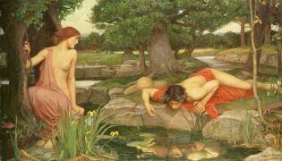 Echo et Narcisse (John William Waterhouse) - Muzeo.com