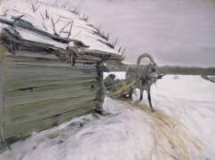 En hiver (Valentin Serov) - Muzeo.com