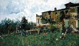 Été à Settignano (Telemaco Signorini) - Muzeo.com