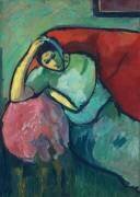 Femme assise (Alexej von Jawlensky) - Muzeo.com