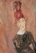 Femme au chapeau (Chaïm Soutine) - Muzeo.com