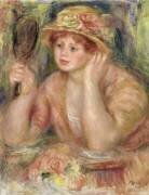 Femme au miroir (Auguste Renoir) - Muzeo.com