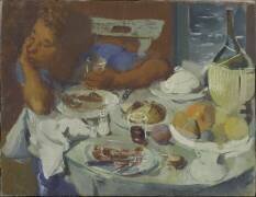 Femme à table (Alexandre Iacovleff) - Muzeo.com