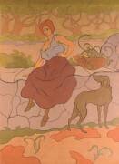 Femme et chien (Paul-Elie Ranson) - Muzeo.com