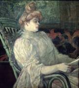 Femme lisant (Henri de Toulouse-Lautrec) - Muzeo.com