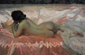 Femme nue (Joaquin Sorolla y Bastida) - Muzeo.com