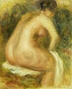 Femme nue se baignant (Auguste Renoir) - Muzeo.com