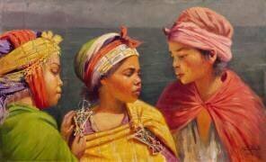 Fillettes algériennes (Marc Alfred Chataud) - Muzeo.com