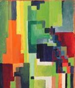 Formes colorées II (August Macke) - Muzeo.com