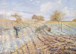 Gelée blanche (Camille Pissarro) - Muzeo.com
