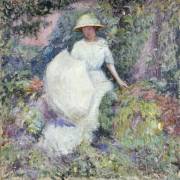Fille à l'ombrelle (William James Webb) - Muzeo.com