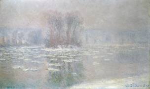 Glace à Bennecourt (Claude Monet) - Muzeo.com