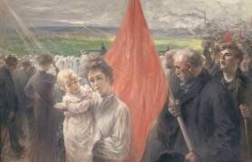 Grève à Saint-Ouen (Paul Louis Delance) - Muzeo.com