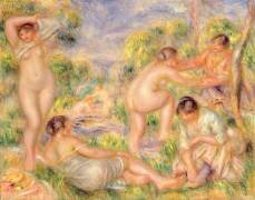 Groupe de baigneuse (Auguste Renoir) - Muzeo.com