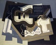 Guitare et clarinette (Juan Gris) - Muzeo.com