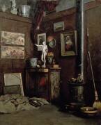 Intérieur d'un Atelier (Gustave Caillebotte) - Muzeo.com