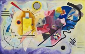 Jaune, rouge, bleu (Wassily Kandinsky) - Muzeo.com