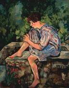 Jeune femme assise (Suzanne Valadon) - Muzeo.com