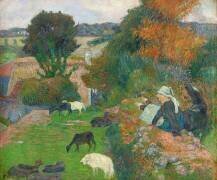 La Bergère Bretonne (Paul Gauguin) - Muzeo.com