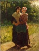 La confidence (Jules Breton) - Muzeo.com