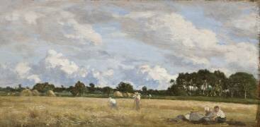 La fenaison (Eugène Boudin) - Muzeo.com
