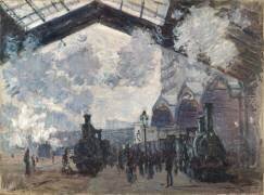 La Gare St-Lazare (Claude Monet) - Muzeo.com