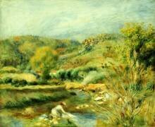 La lavandière (Auguste Renoir) - Muzeo.com