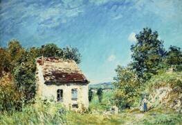 La maison abandonnée (Alfred Sisley) - Muzeo.com